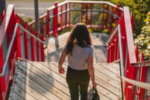 Les escaliers rouges de Lévis
